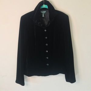 Vintage Ralph Lauren velvet tuxedo jacket